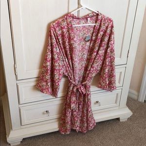 Pink Blush Maternity Robe, BNWT!